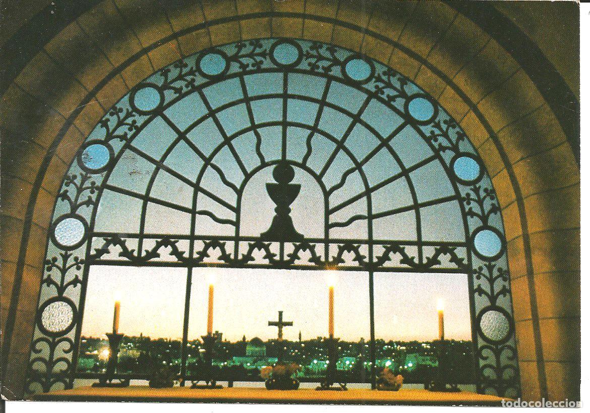 Postales: POSTAL JERUSALEM - VISTA DELA CIUDAD ANTIGUA DE NOCHE, DESDE DOMINUS FLEVIT - CIRCULADA