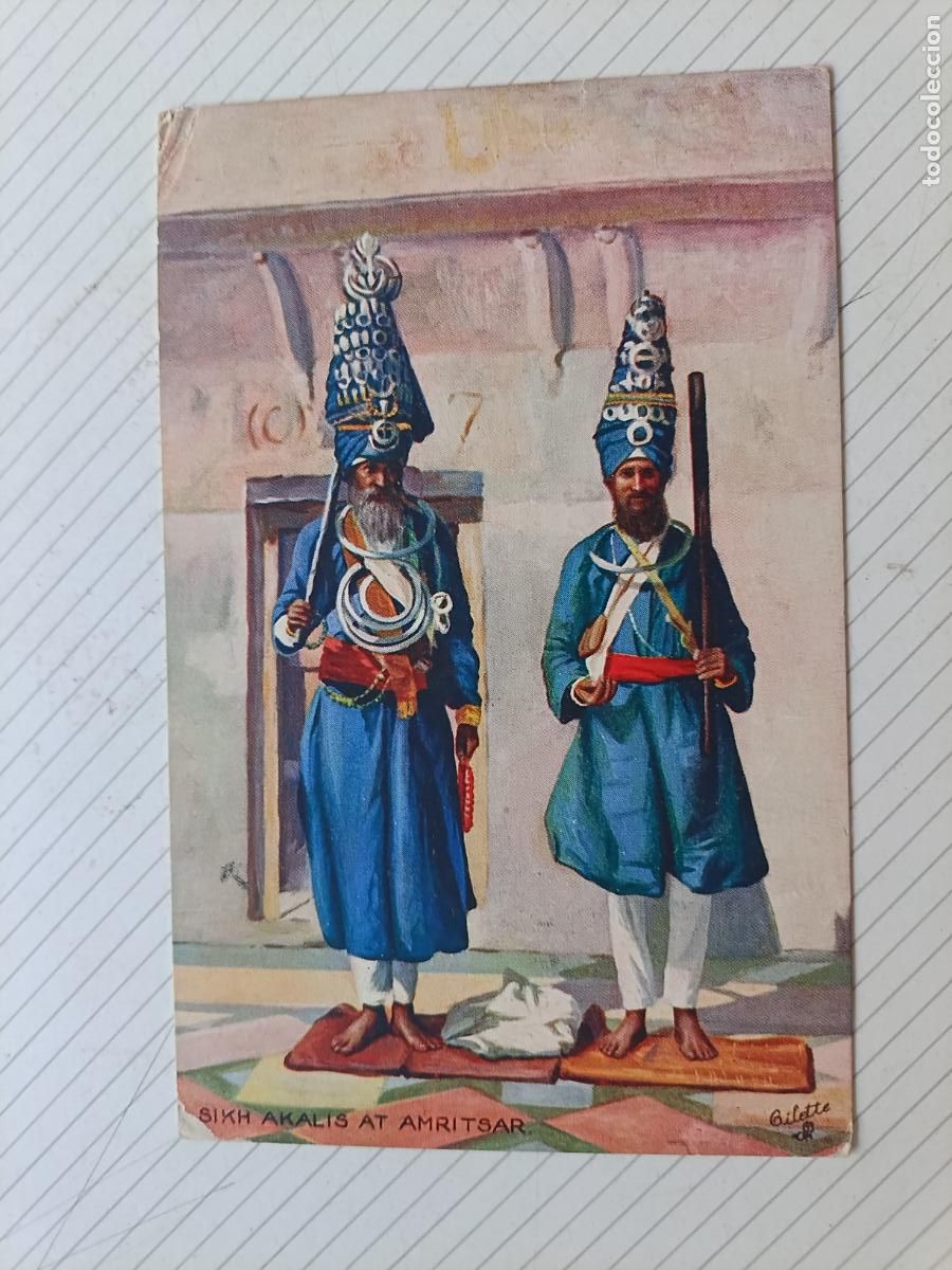Postales: India inglesa. Sikh. Sijs. Postal antigua circulada