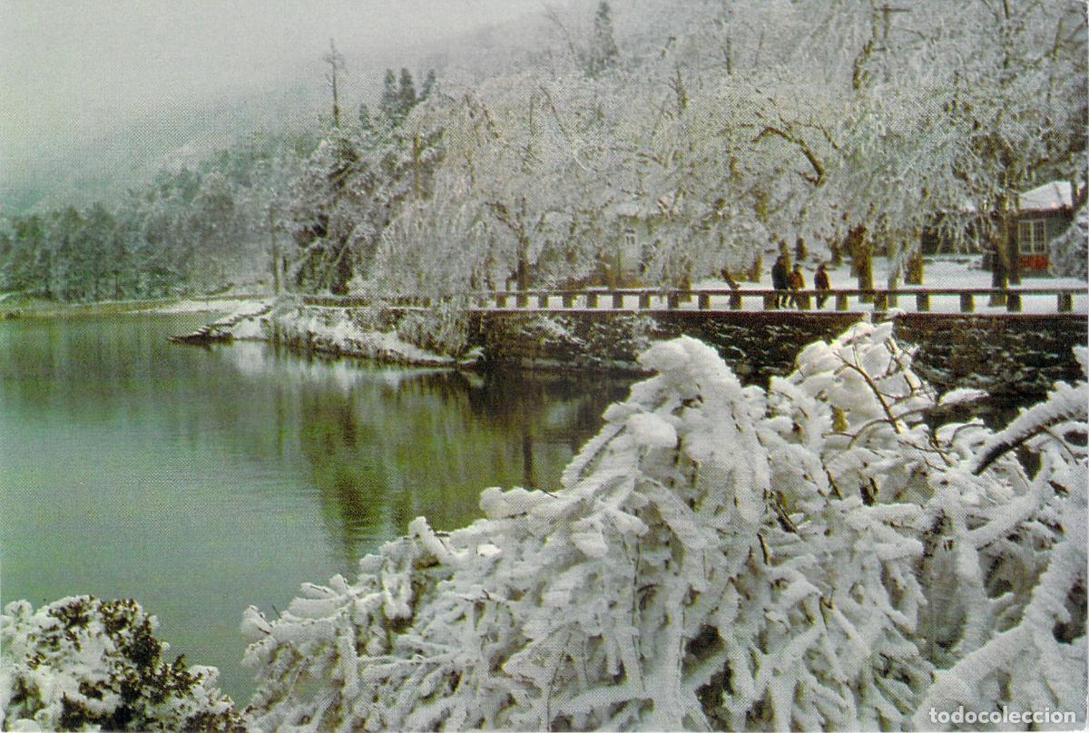 Cartes Postales: Postal de Paisaje Invernal en el Lago Ruqin, Lushan, China