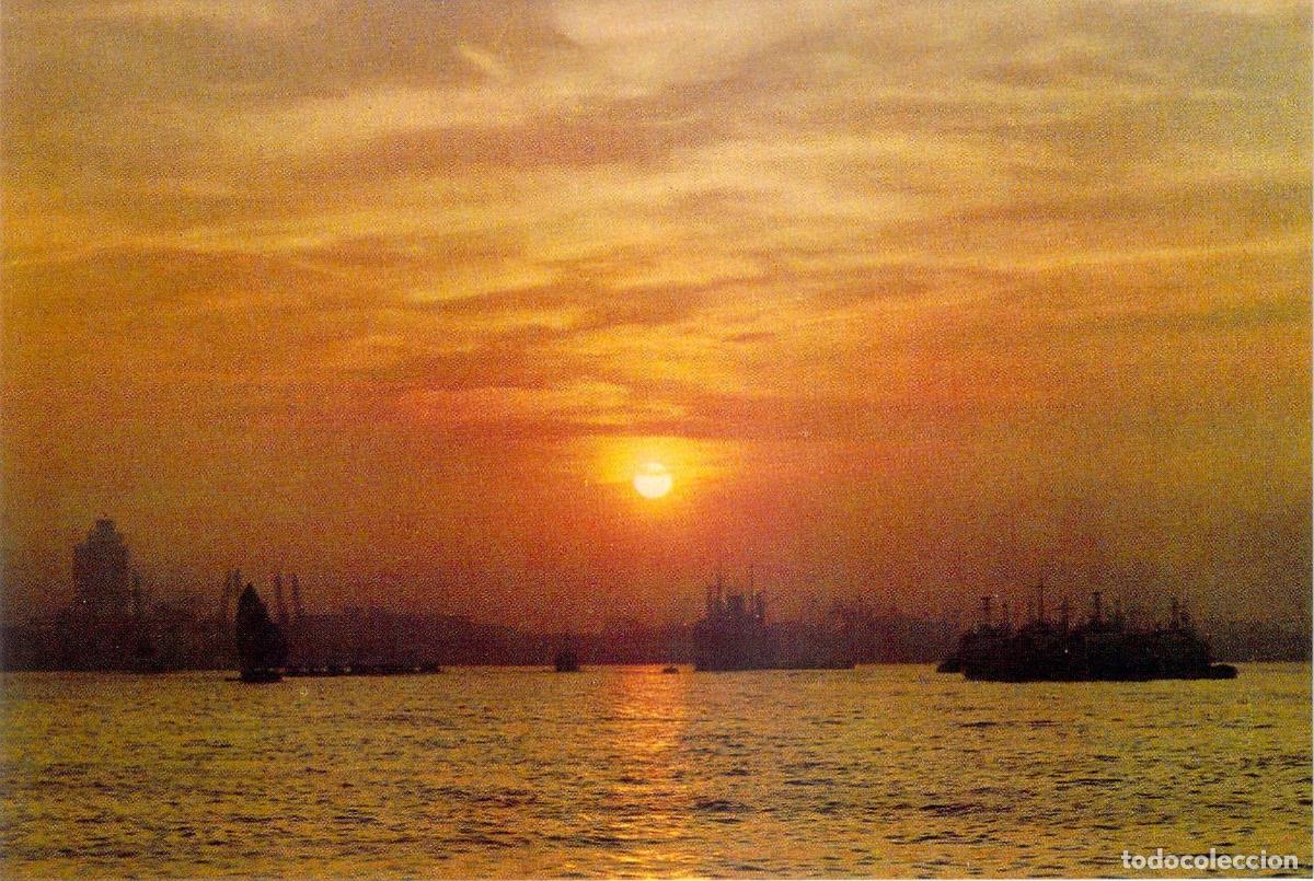 Cartes Postales: Postal de Shanghai Amanecer en el R&iacute;o Huangpu
