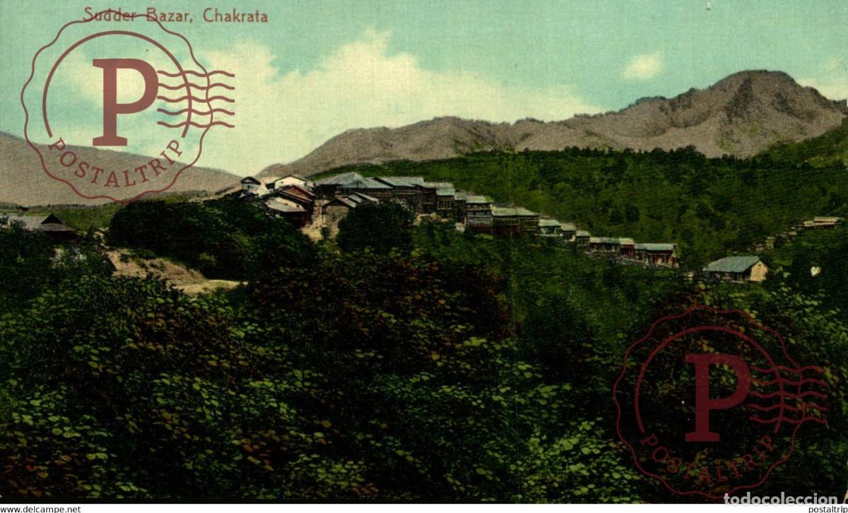 Postales: Sudder Bazar Chakrata INDIA INDIEN INDE