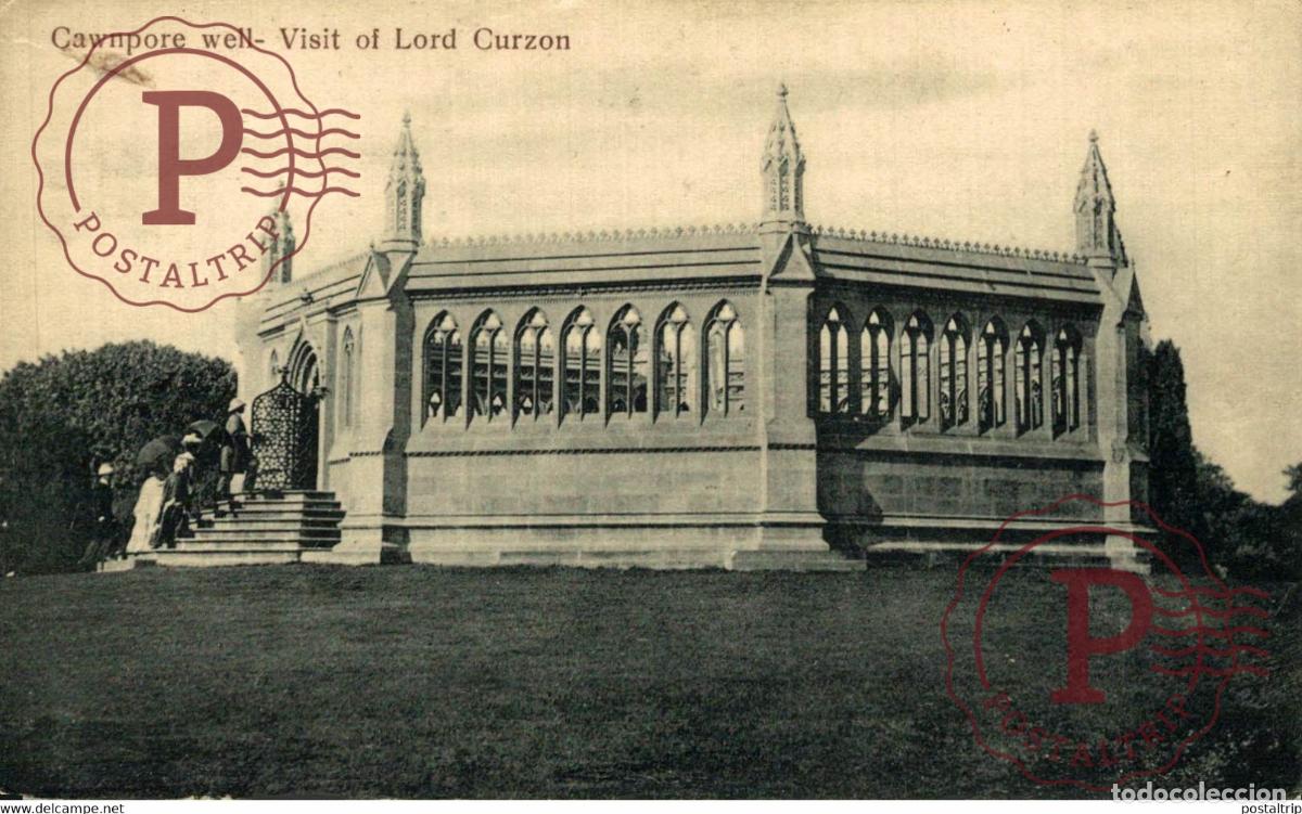 Postales: Cawnpore well Visit of Lord Curzon INDIA INDIEN INDE