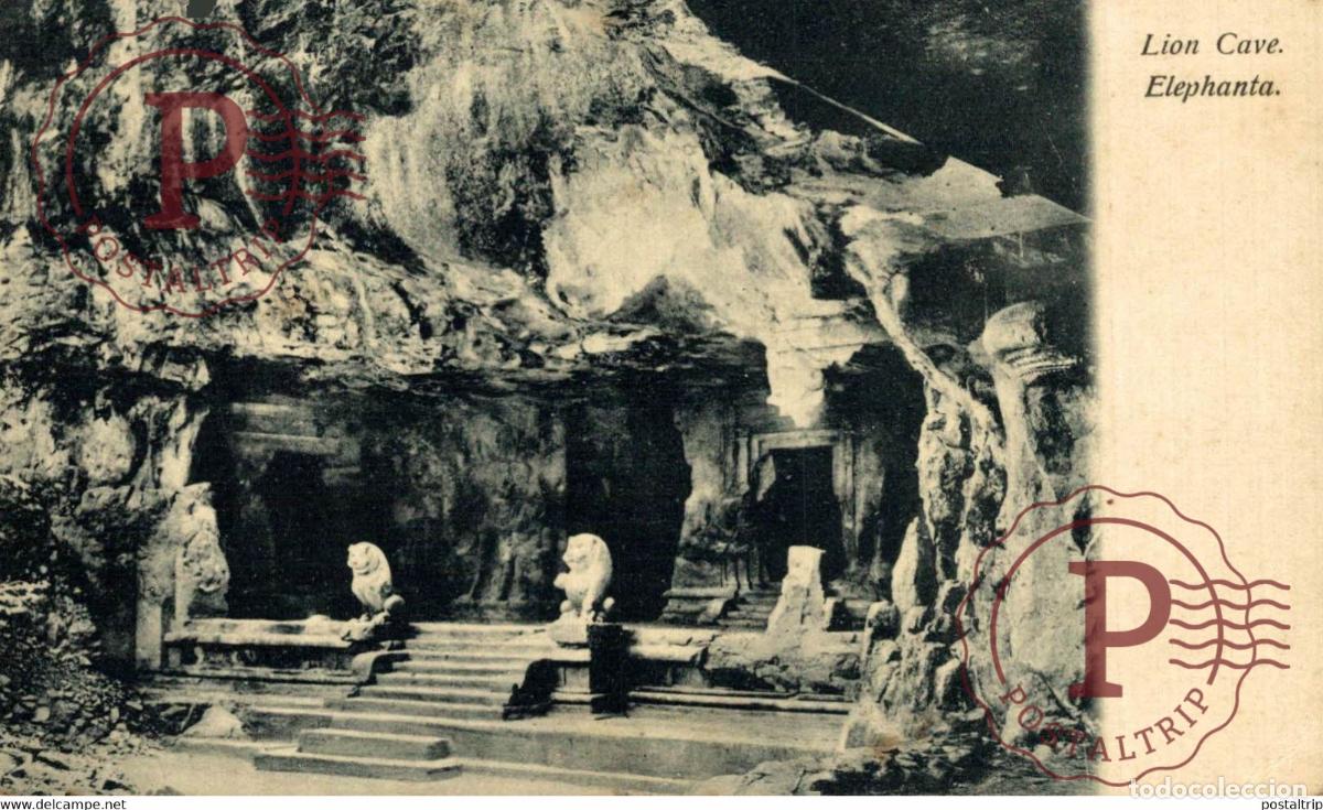 Postales: Lion Cave Elephanta INDIA INDIEN INDE