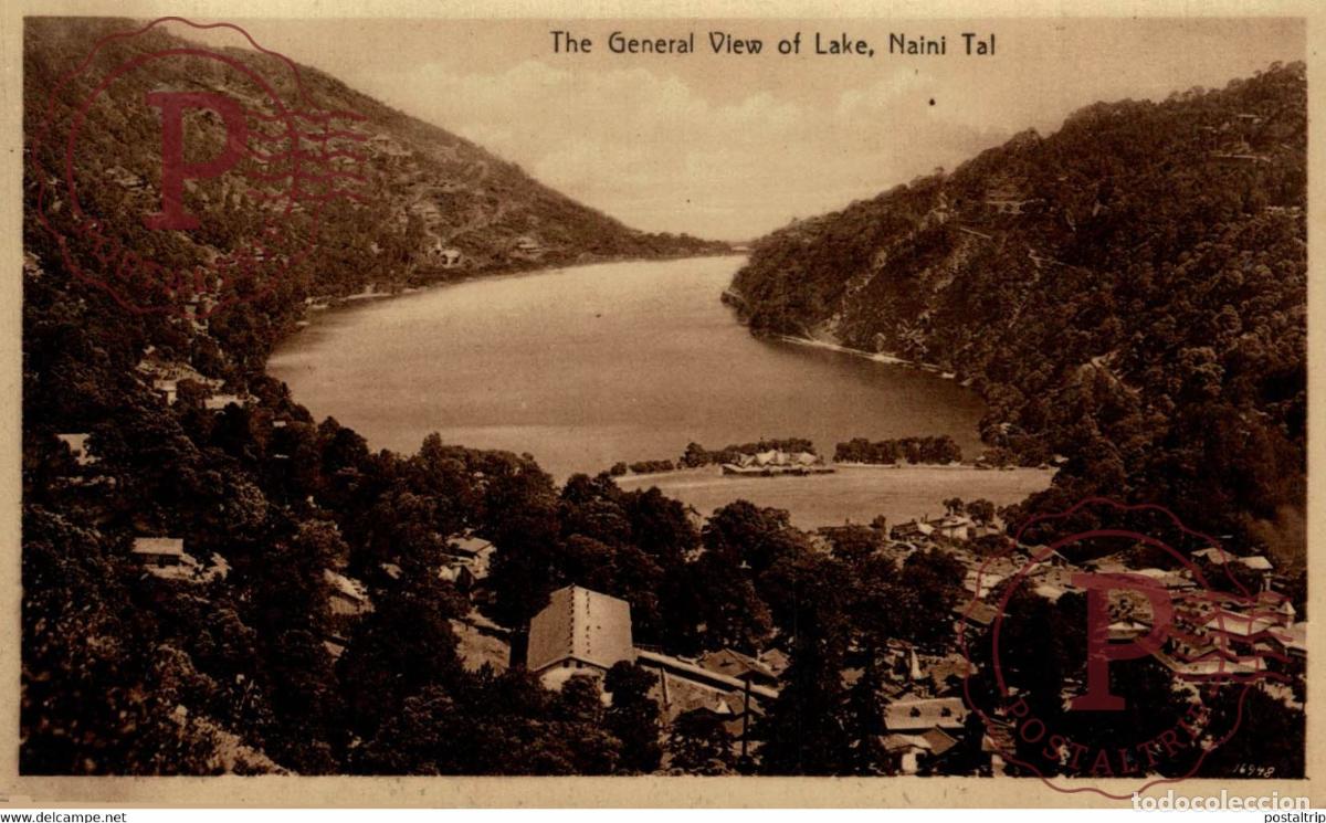 Postales: The General View of Lake Naini Tal INDIA INDIEN INDE