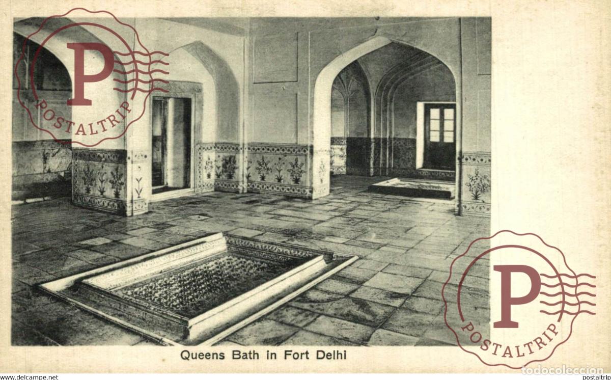 Postales: Queens Bath in Fort Delhi INDIA INDIEN INDE