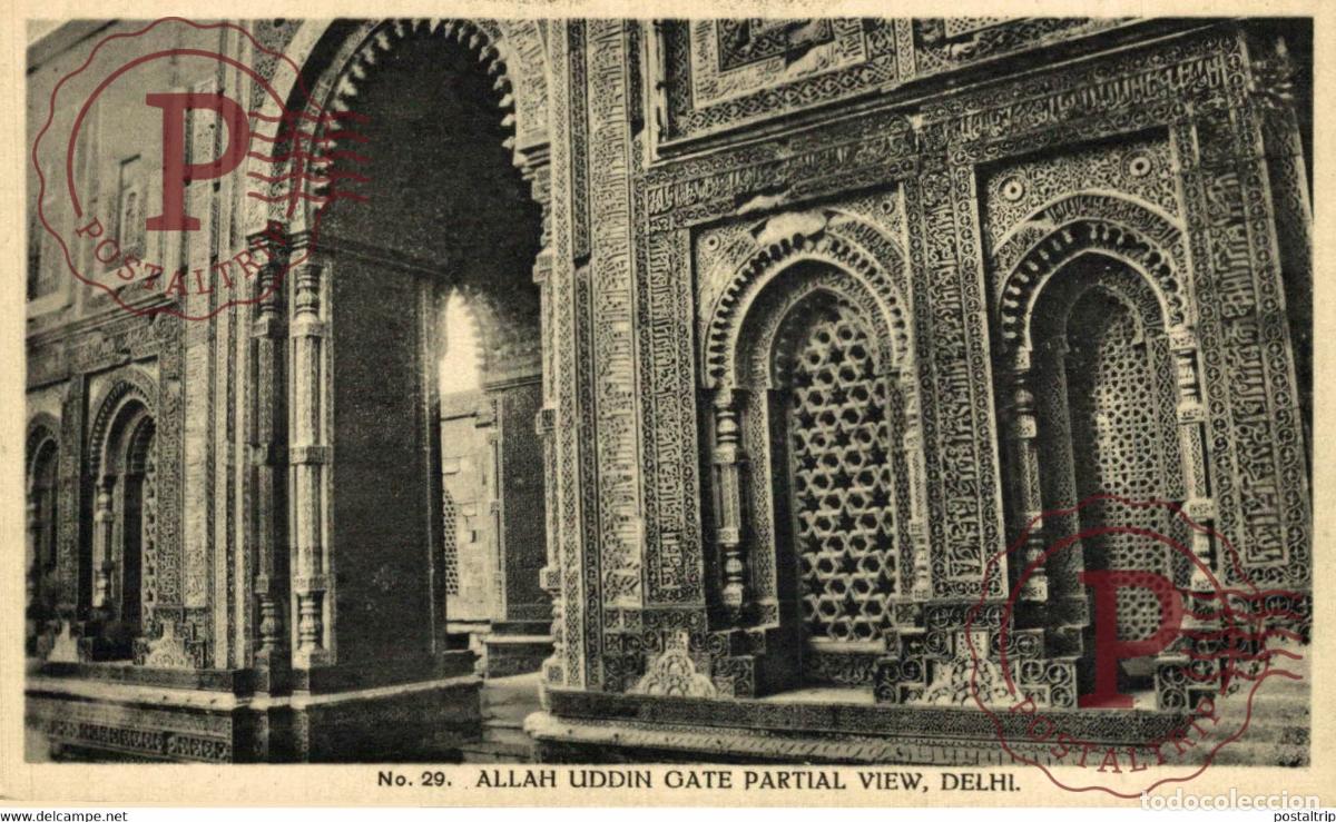 Postales: Allah Uddin Gate Partial View Delhi INDIA INDIEN INDE