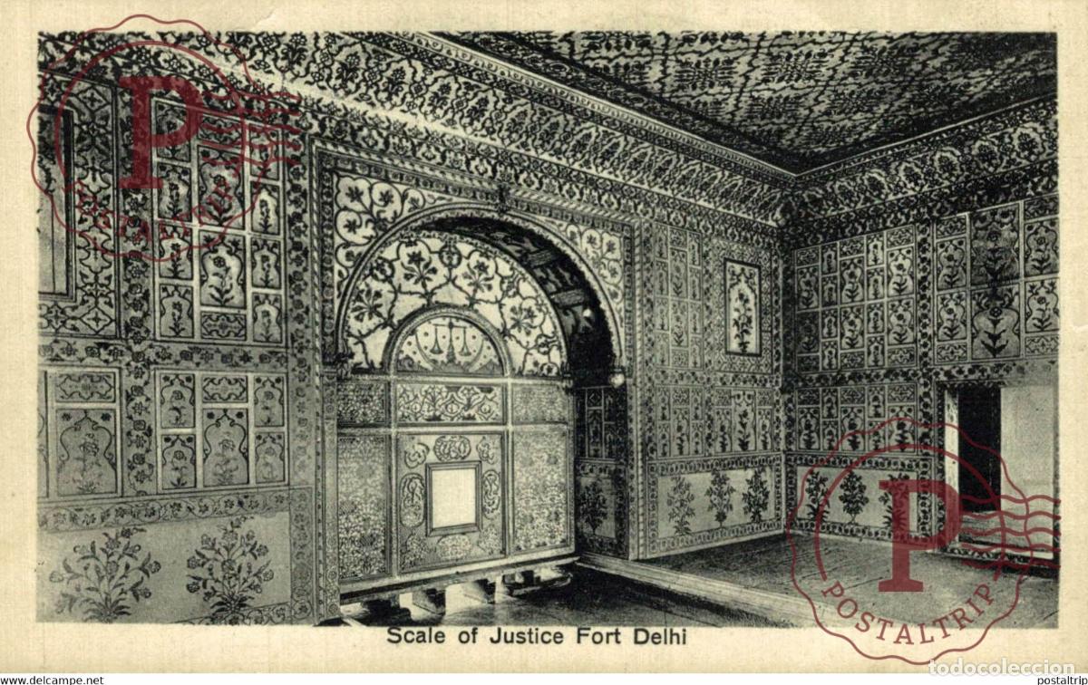 Postales: SCAL OF JUSTICE FORT DELHI INDIA INDIEN INDE