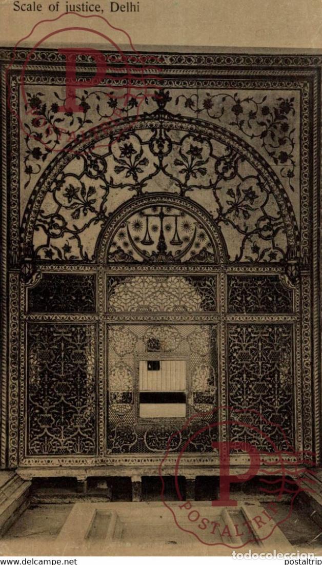 Postales: SCALE OF JUSTICE DELHI INDIA INDIEN INDE