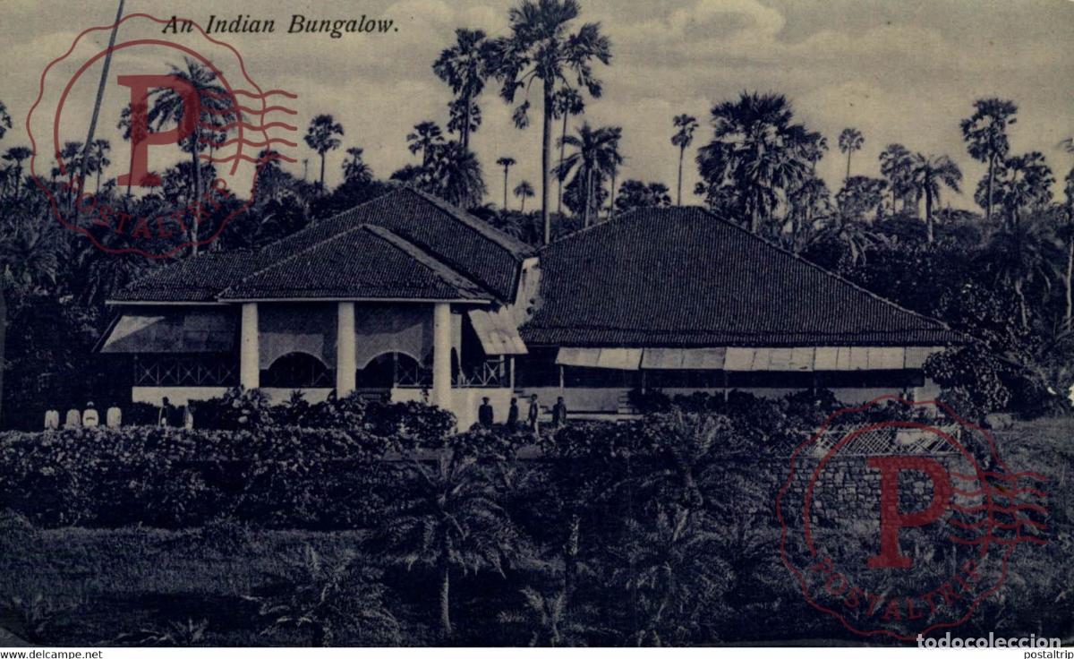 Postales: AN INDIAN BUNGALOW INDIA INDIEN INDE