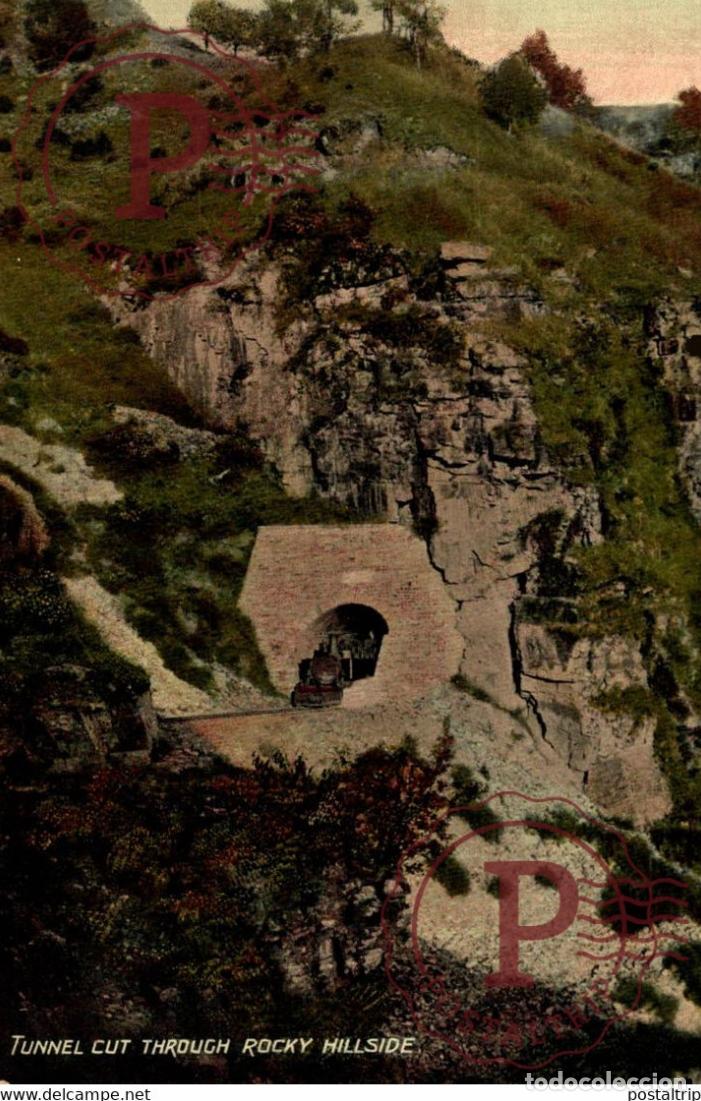 Postales: TUNNEL CUT THROUGH ROCKY HILLSIDE INDIA INDIEN INDE