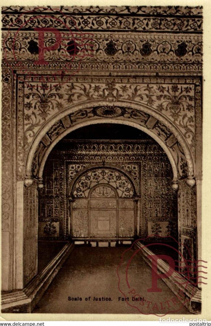 Postales: SCALE OF JUSTICE FORT DELHI INDIA INDIEN INDE