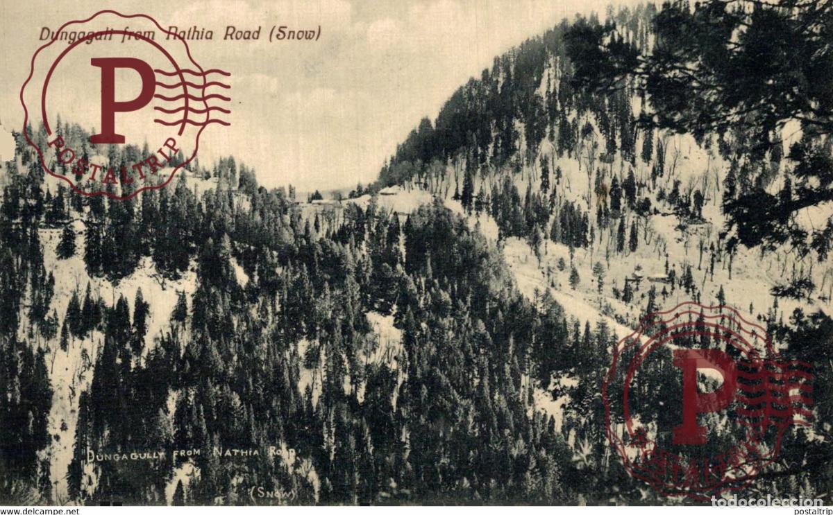 Postales: DUNGAGALI FROM NATHIA ROAD SNOW . INDIA INDIEN INDE