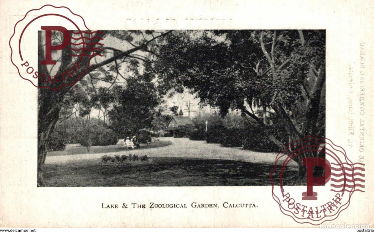 Postales: LAKE & THE ZOOLOGICAL GARDEN, CALCUTTA INDIA INDIEN INDE