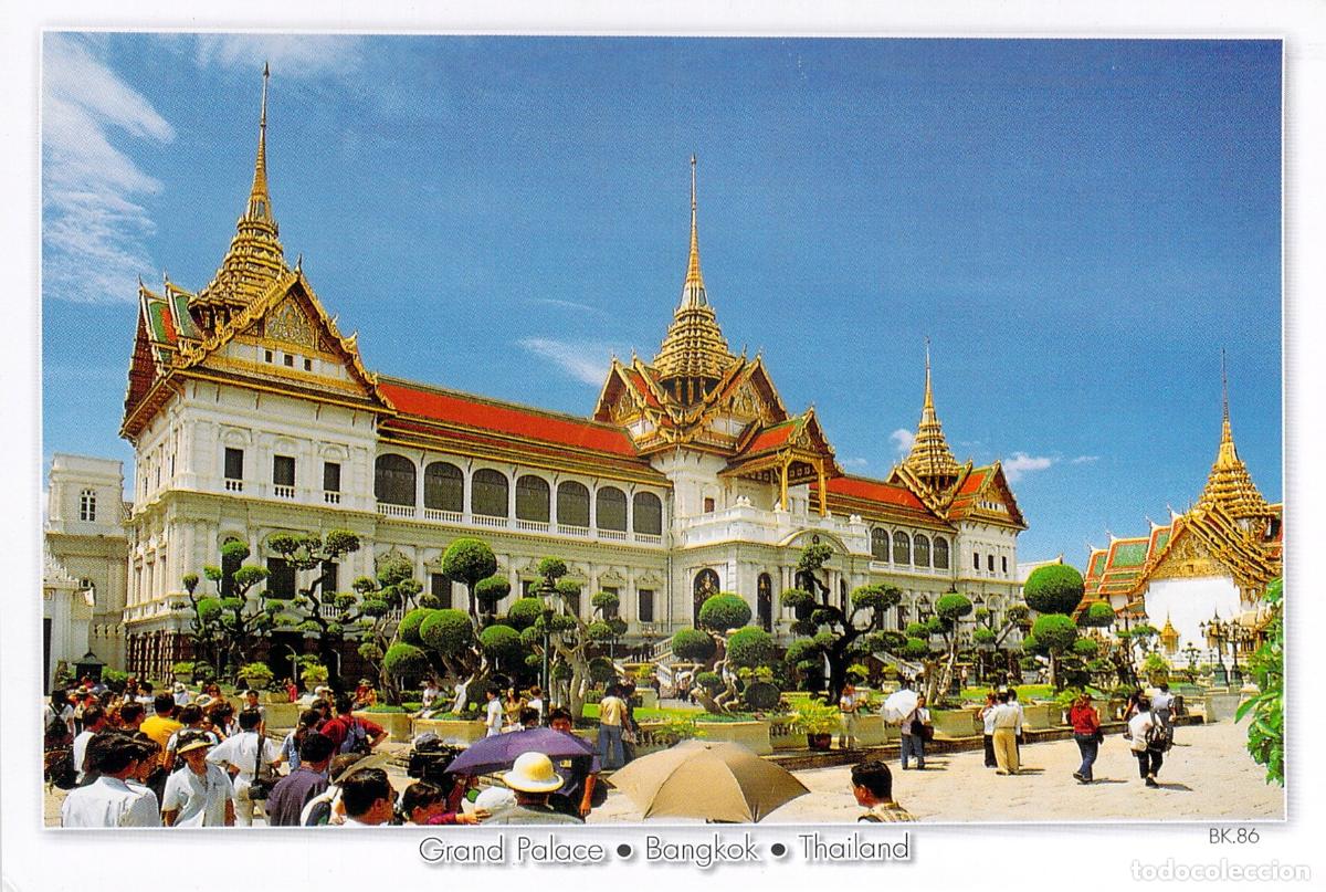 Postales: Postal del Gran Palacio en Bangkok, Tailandia