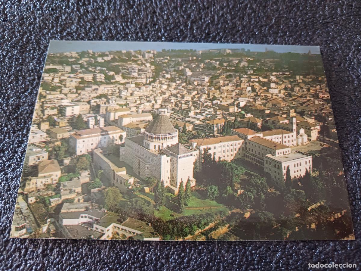 Postales: nazareth, VISTA PARCIAL, impreso en tierra santa