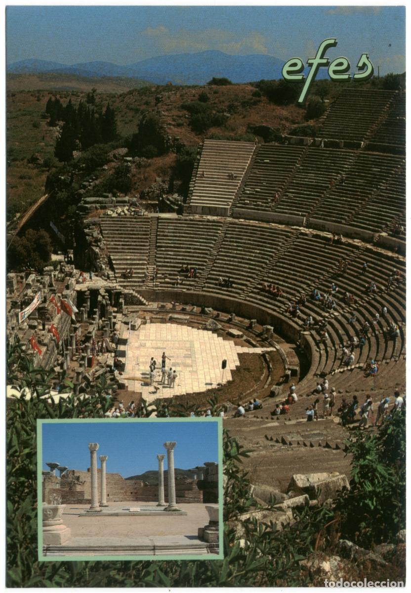 Postales: EFES (Turkey)_B&uuml;y&uuml;k Tiyatro_Keskin Color. 35-653 / Teatros Grecorromanos Asia Menor