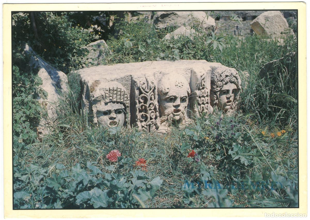 Postales: MYRA, Demre or ANTALYA (Turkey)_Xanthos Tiyatro_G&uuml;ney. M-206 / Teatros Grecorromanos Asia Menor