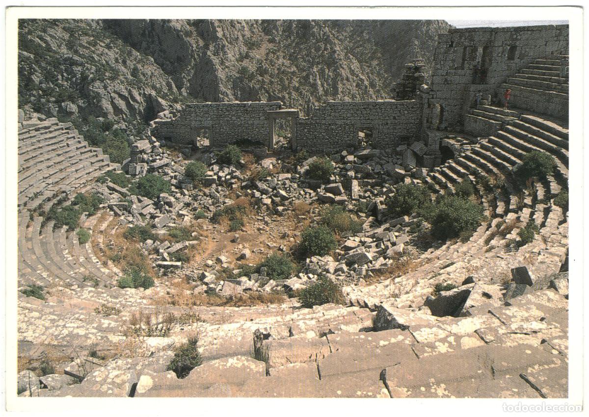 Postales: THERMESSOS (Turkey)_Tiyatro. Efe Turizm Yayinlari. Photo Tahsin Aydogmu / Teatro antiguos Asia Menor