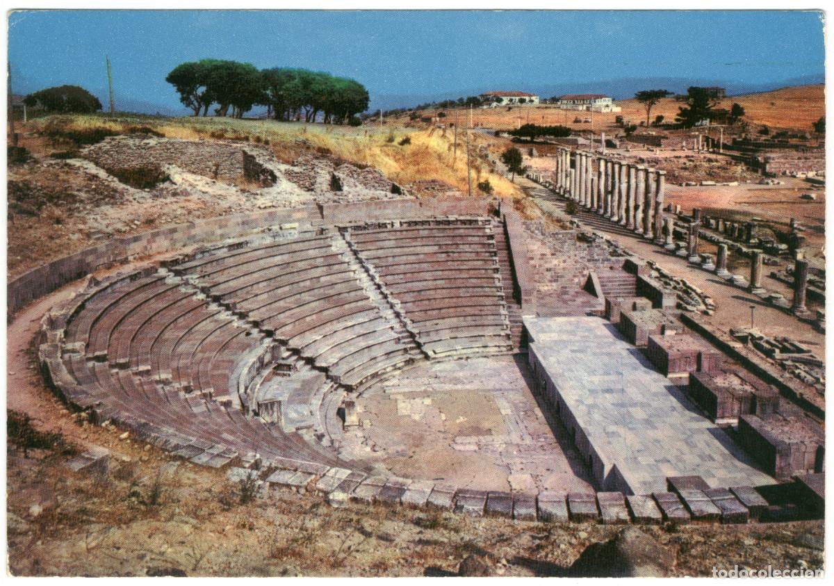 Postales: BERGAMA (Turkey)_Asklepion Tiyatro_Hitit. 845 / Teatro antiguos Asia Menor