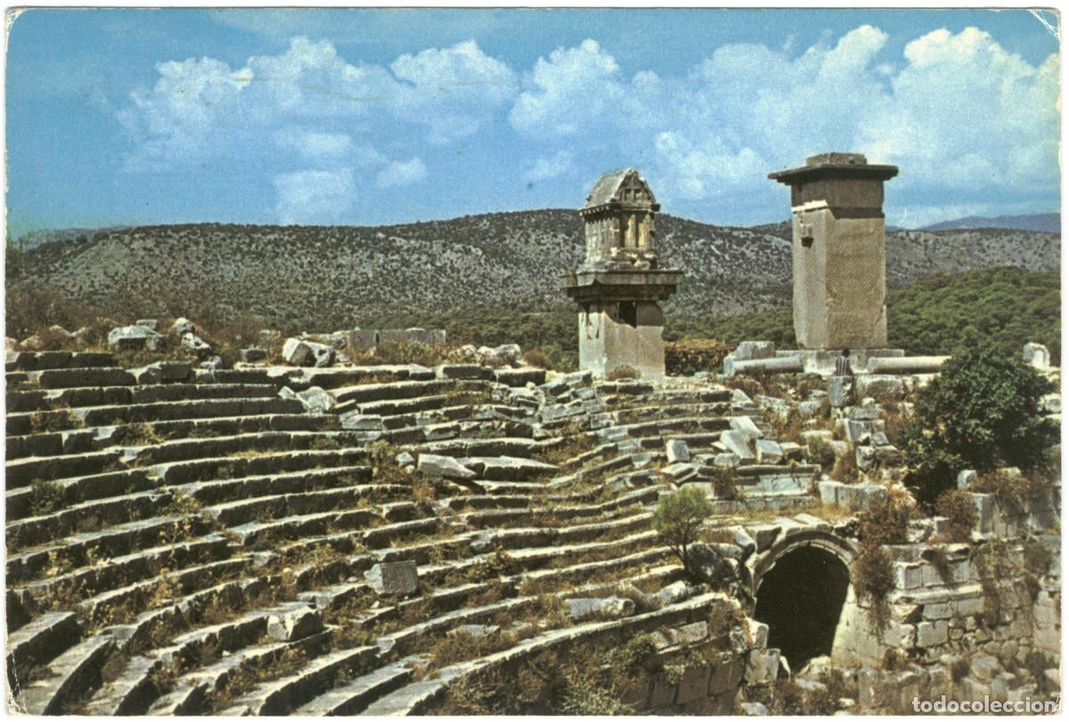 Postales: ANTALYA (Turkey)_Xonthos Tiyatro_Keshin Color. Photo H&uuml;seyin &Ccedil;imrin / Teatro antiguos Asia Menor