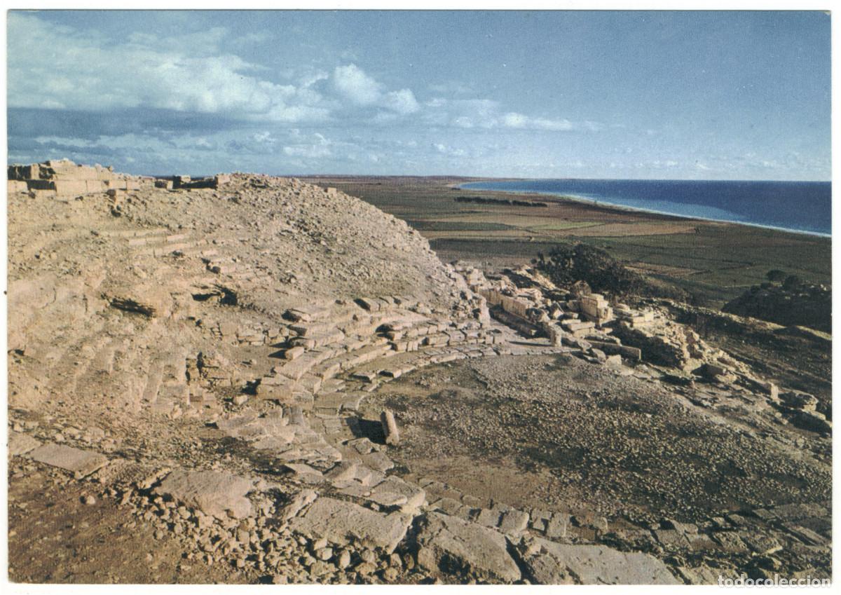 Postales: LEMESOS or LIMASSOL (Cyprus)_Kourion Theatron_J. Arthur Dixon / Teatro antiguos Asia Menor