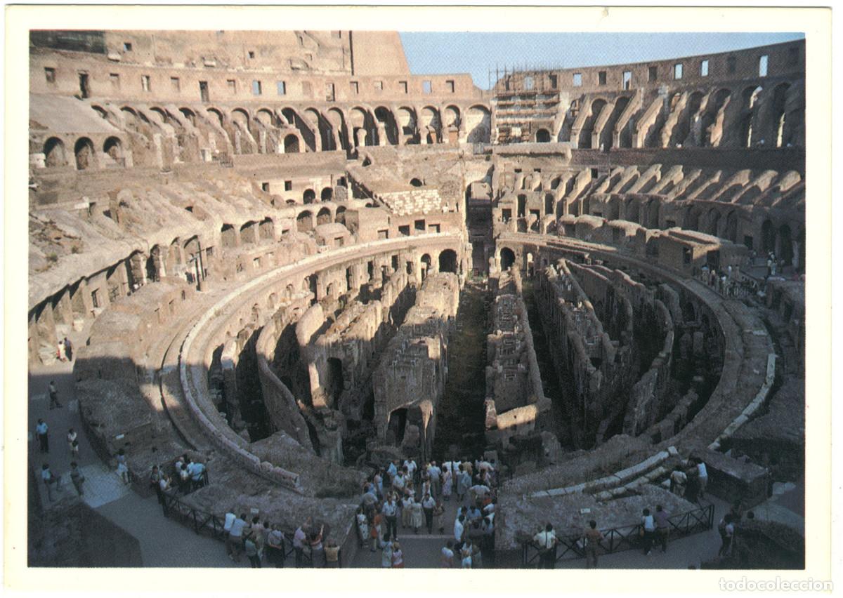 Postales: ROMA_Coliseum_F. Begliomini. 112. Photo Robert Fouseau / Teatros antiguos Italia