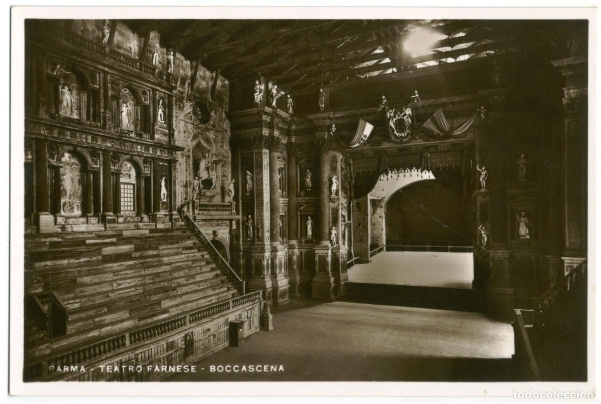 Postales: PARMA_Teatro Farnese_Variati & Fotocelere di A. Campassi / Teatros antiguos Italia