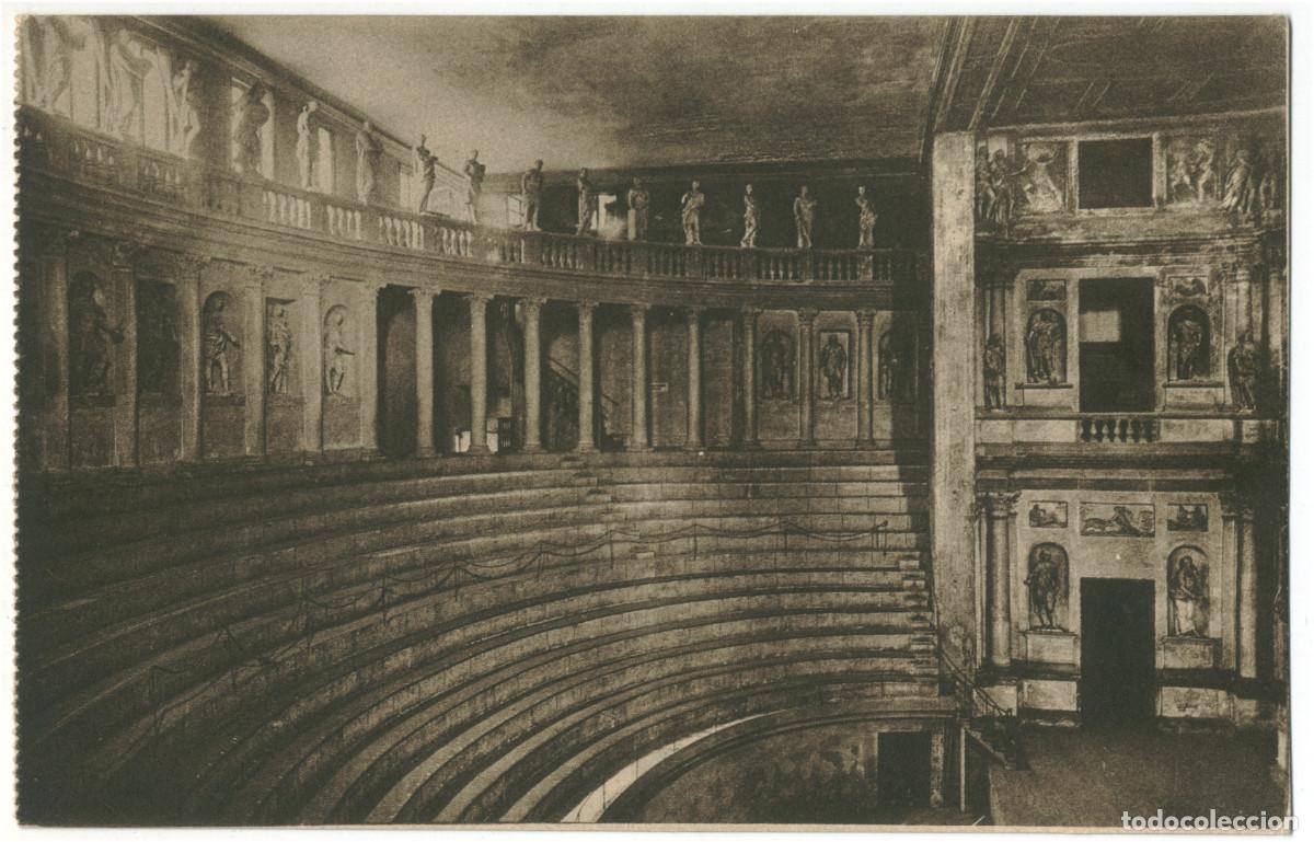 Postales: VICENZA_Teatro Olimpico, Gradinata_L. Chiovato / Teatros antiguos Italia