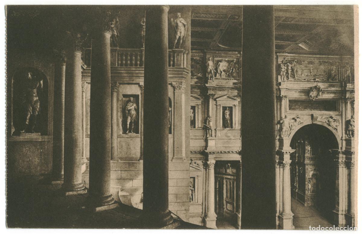 Postales: VICENZA_Teatro Olimpico, Veduta dalle logge_L. Chiovato / Teatros antiguos Italia