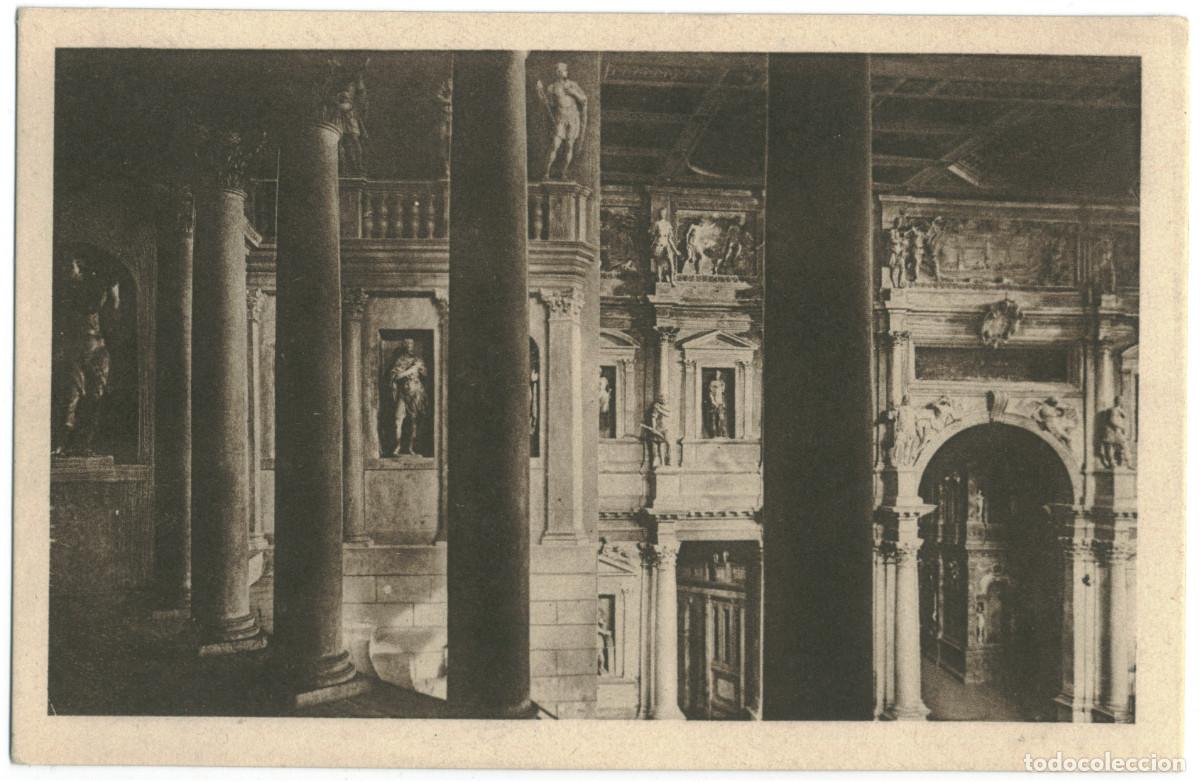 Postales: VICENZA_Teatro Olimpico, Veduta dalle logge_L. Chiovato / Teatros antiguos Italia