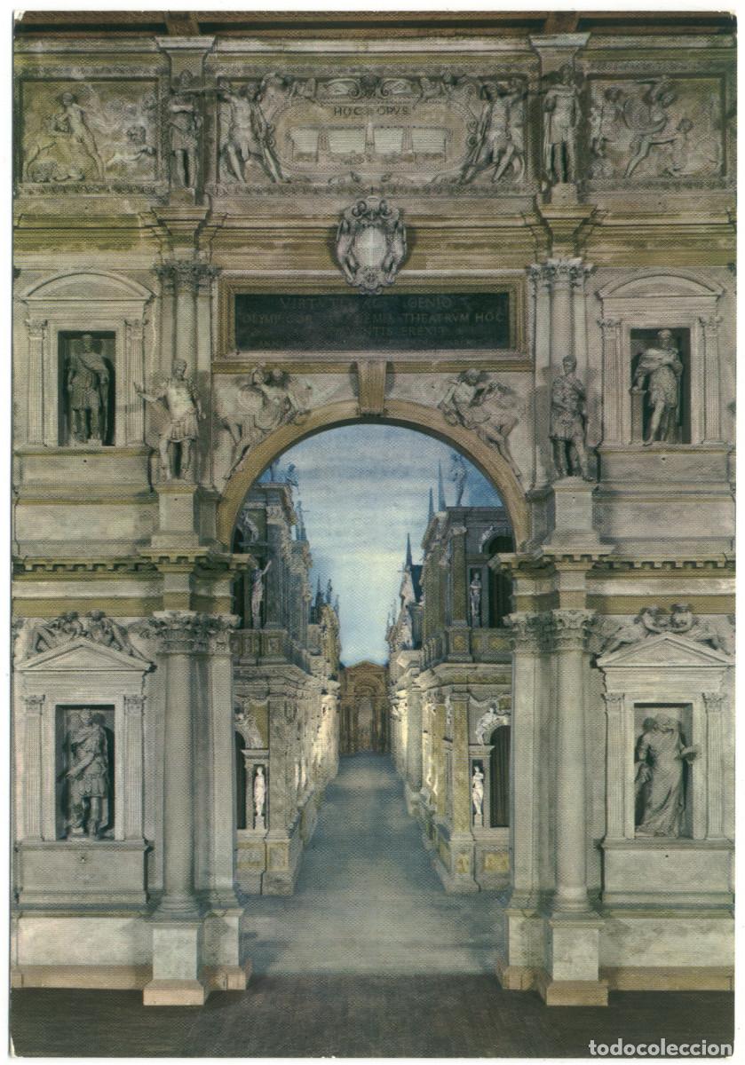 Postales: VICENZA_Teatro Olimpico_P. Marzari / Teatros antiguos Italia