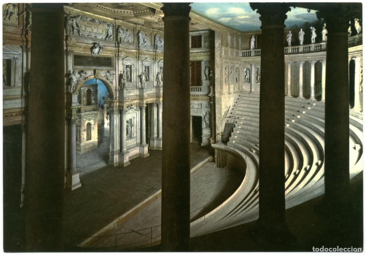 Postales: VICENZA_Teatro Olimpico_P. Marzari / Teatros antiguos Italia