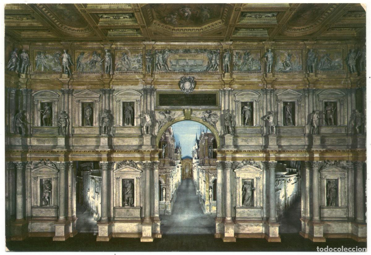 Postales: VICENZA_Teatro Olimpico_G. Galla & Marzari / Teatros antiguos Italia