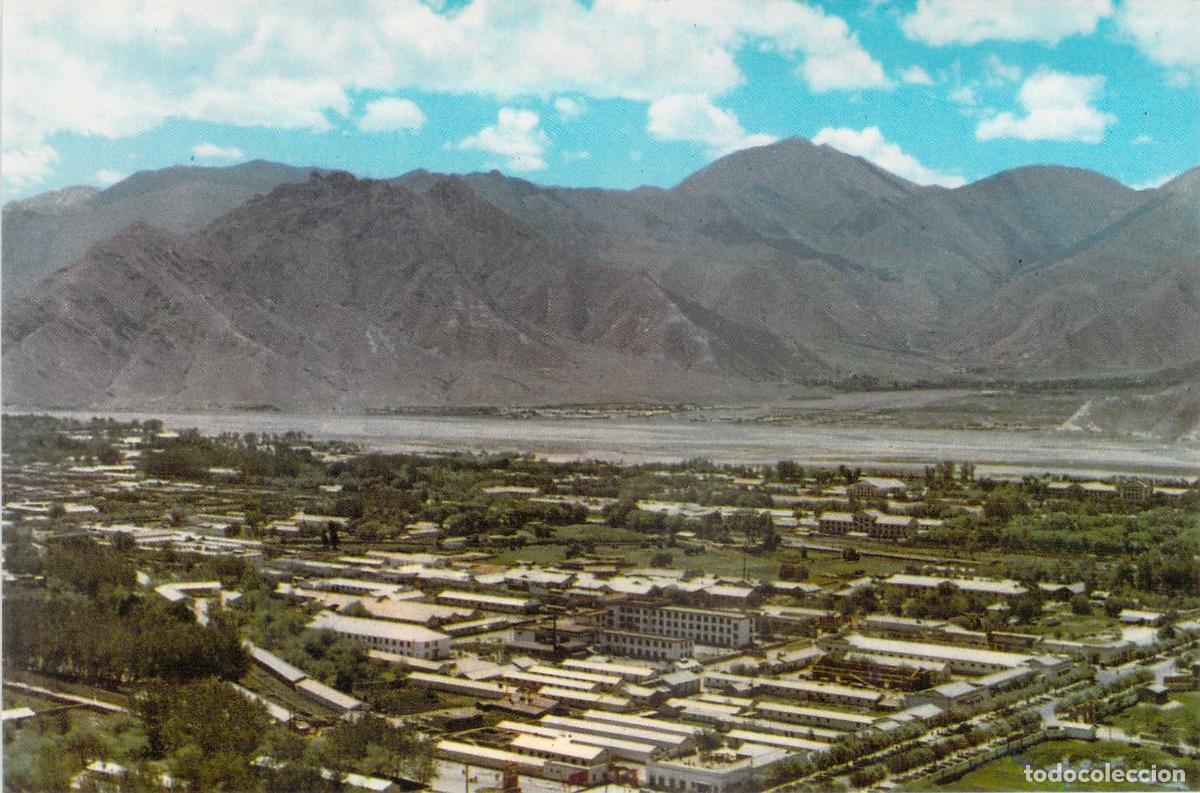 Postales: Postal de Lhasa Nueva Ciudad y Paisajes del T&iacute;bet