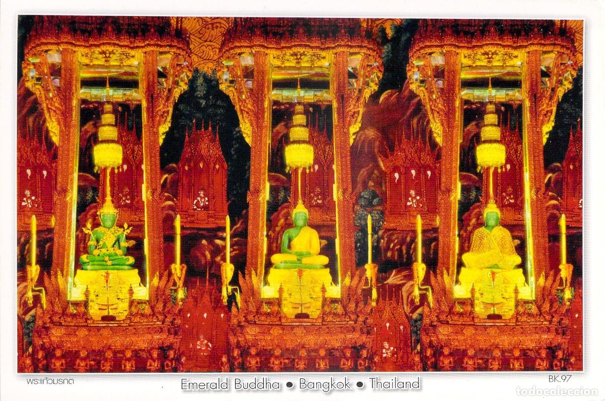 Postales: Postal del Buda de Esmeralda en Bangkok Tailandia