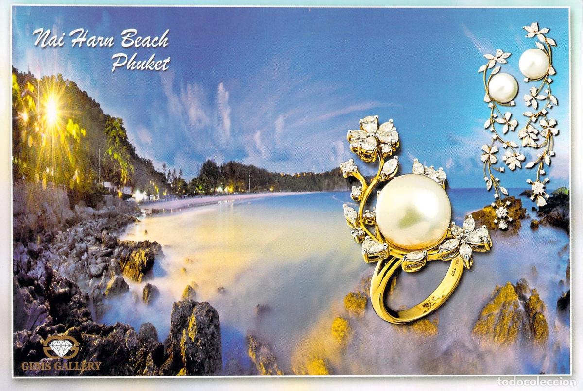 Postales: Postal Publicitaria de Gems Gallery Phuket Joyas de Perlas