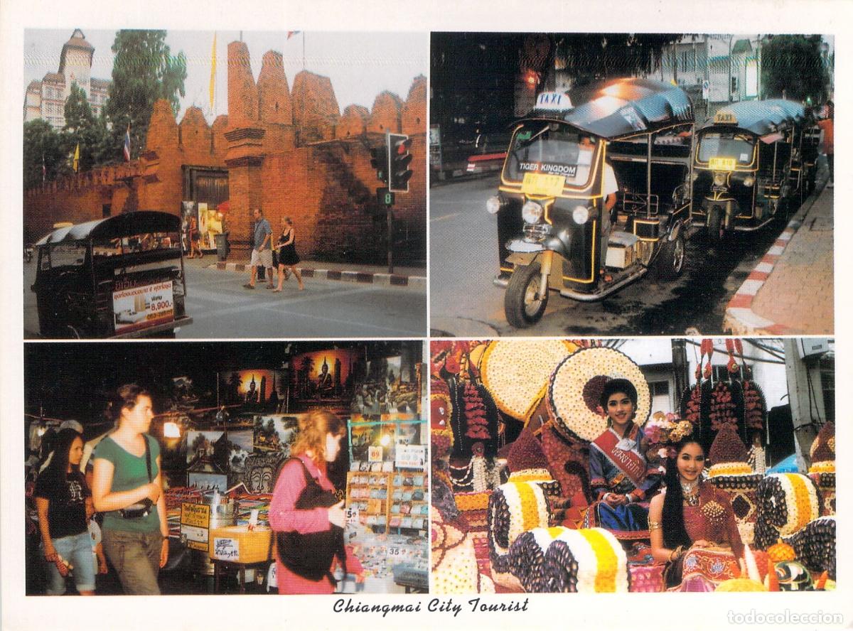 Postales: Postal Tur&iacute;stica de Chiang Mai con Vistas de la Ciudad de Tailandia