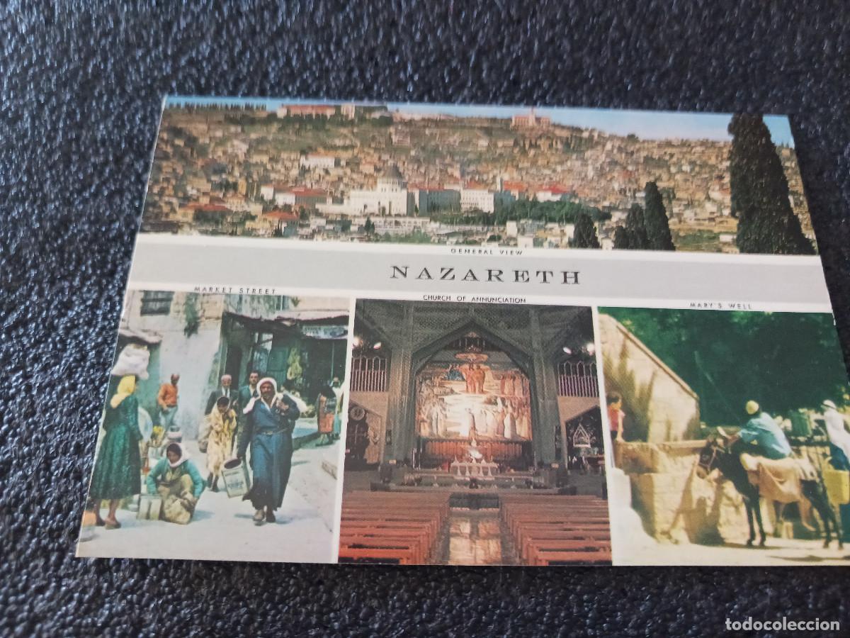 Postales: nazareth, varias vistas, impreso en tierra santa