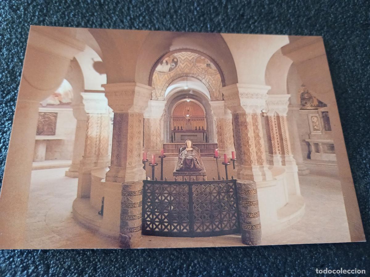 Postales: jerusalem, cripta de la basilica