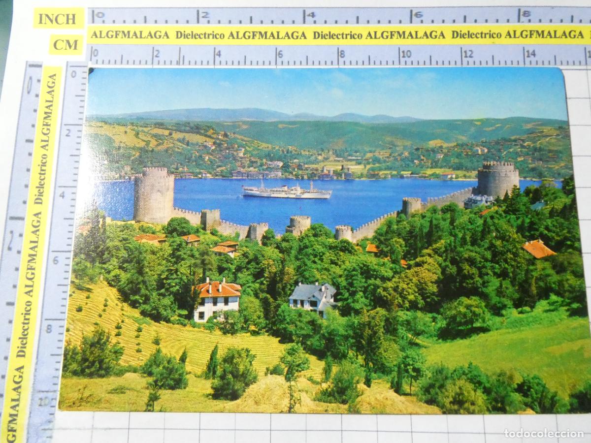 Postales: POSTAL DE TURQU&Iacute;A. ESTAMBUL FORTALEZA EN EL B&Oacute;SFORO. 2849