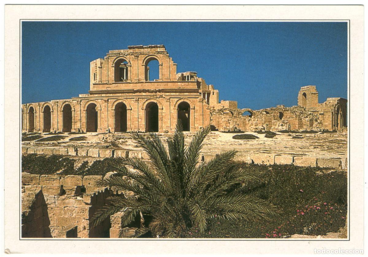 Postales: SABRATHA (Libya)_Teatro Romano_Gasquet & Hoa-Qui/ Teatros romanos Oriente Medio