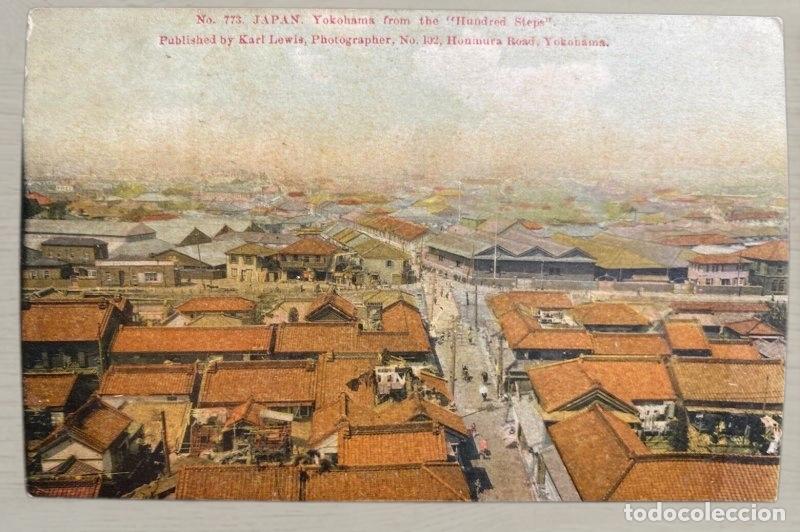 Postales: CPA Japan Yokohama Hundred Steps No 173 - Edicion Karl Lewis Photographer Muy Rara