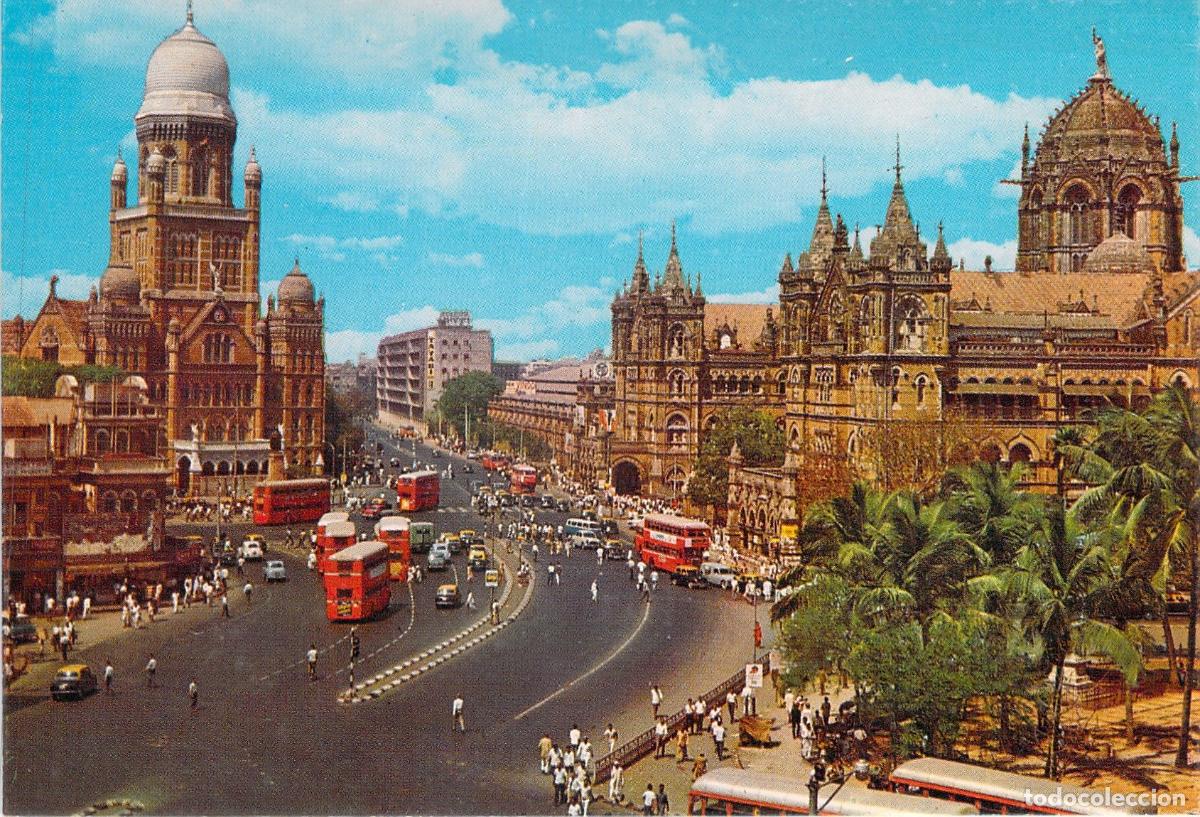 Postales: Postal de Victoria Terminus en Bombay India