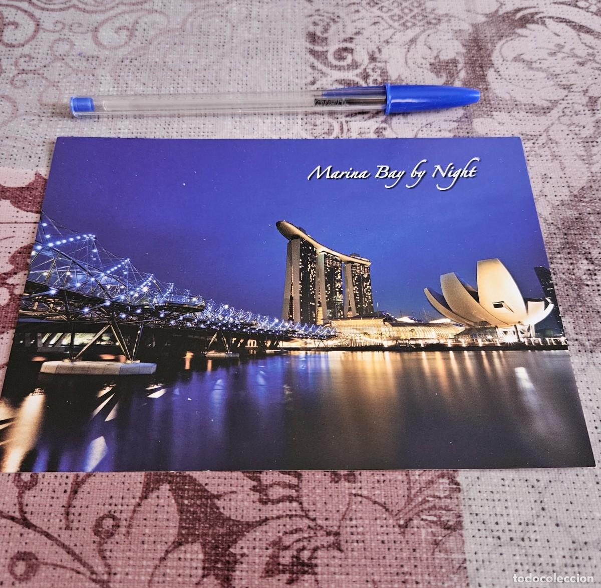 Postales: Bonita Tarjeta Postal Nueva Tur&iacute;stica De Singapur, Vista Panor&aacute;mica Zona De Marina Bay.
