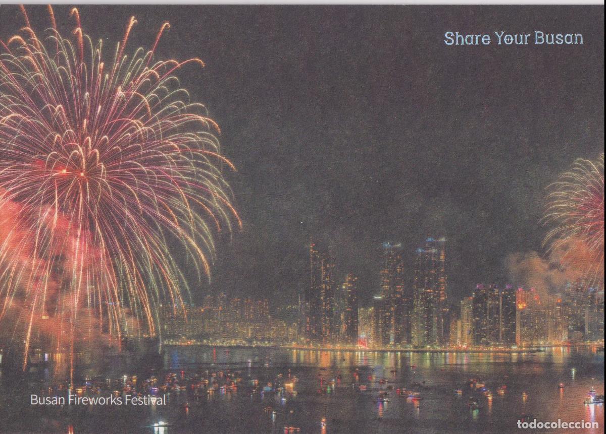 Postales: COREA DEL SUR, BUSAN, FIREWORKS FESTIVAL &ndash; SHARE YOUR BUSAN &ndash; S/C