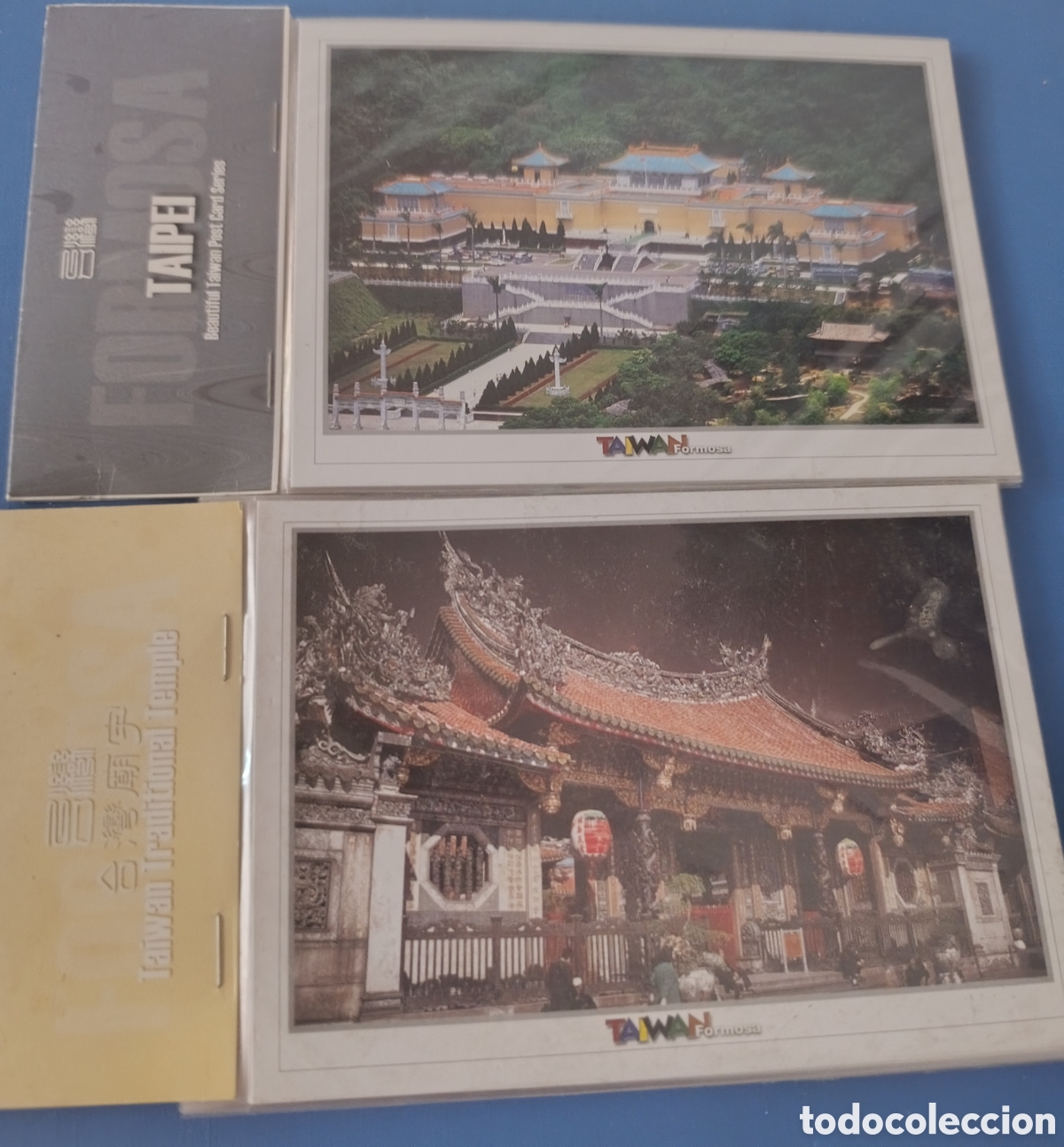 Postales: Lote 2 talonarios / 20 postales Formosa Taipei Taiw&aacute;n (A&ntilde;o 2004) Nuevas