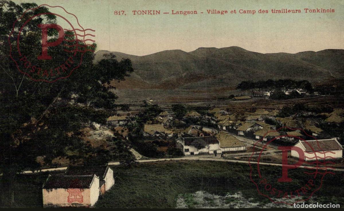 Postales: VIET-NAM - TONKIN - 817 Langson - Village et Camp des Tirailleurs Tonkinois ASIE INDOCHINE