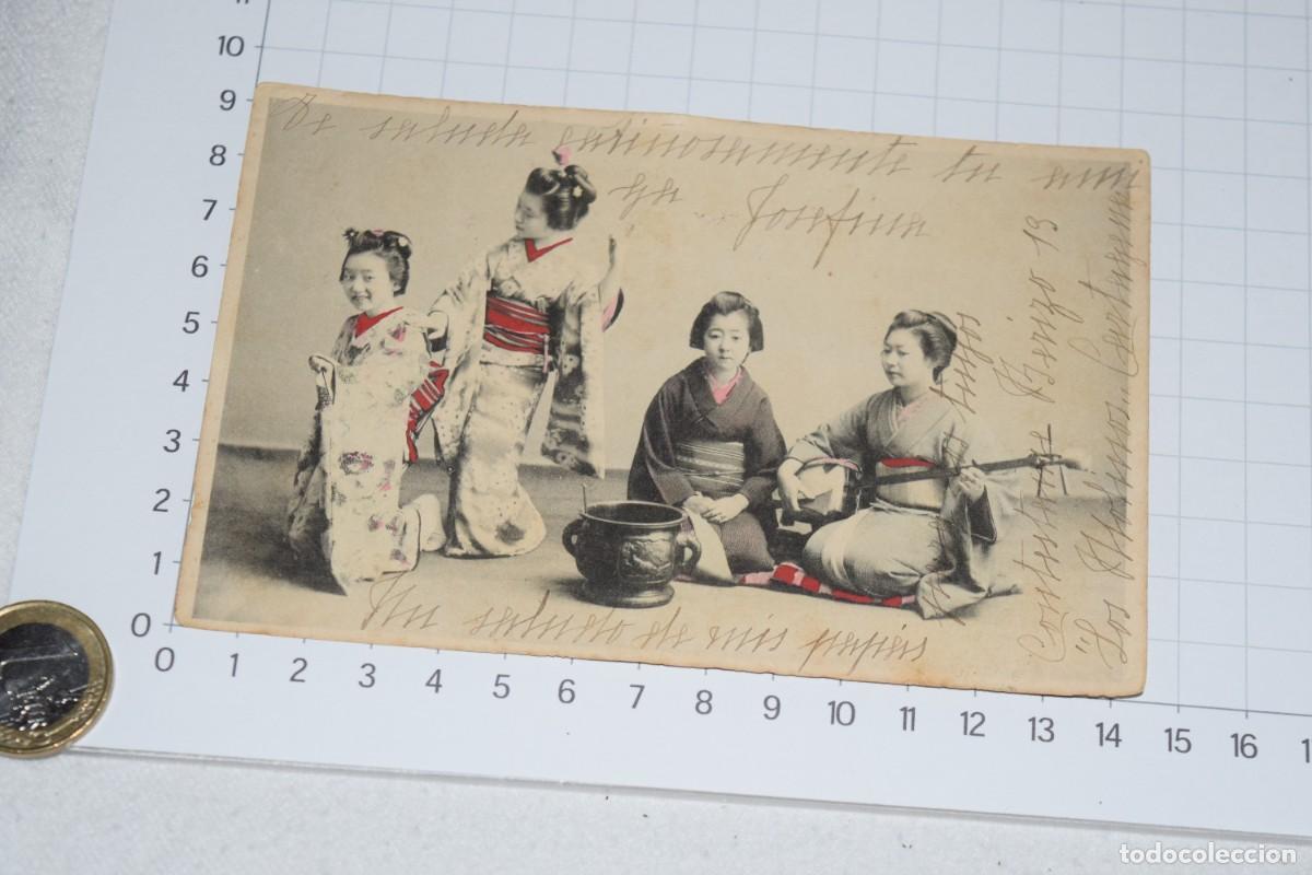 Postales: Geishas jovenes, postal original, circulada espa&ntilde;a - Sobre principios 1900 - &iexcl;Mira fotos y detalles!