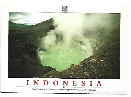 Postales: MOUNT LOKON, NORTH SULAWESI-A SPUTTERING CRATER LAKE JUST SOUTH OF MANADO.- INDONESIA