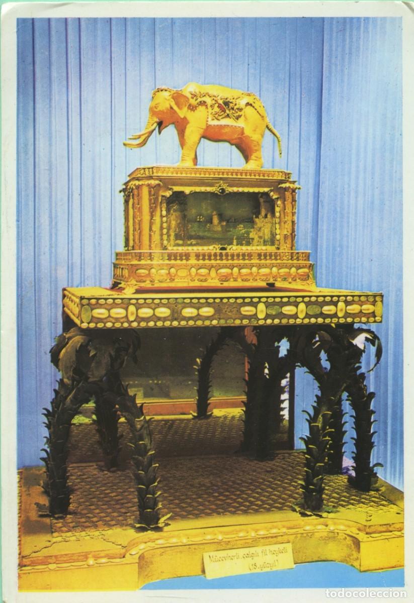 Postales: ESTAMBUL. Turqu&iacute;a. Palacio de Topkapi. Caja joya musical con figura de elefante. Sin circular. ED.